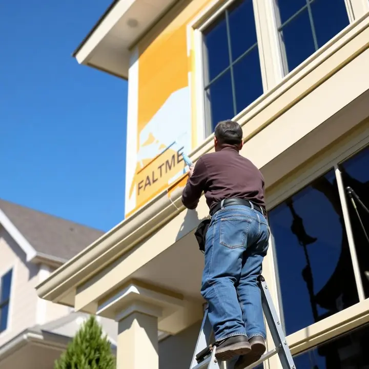 Exterior house painting
